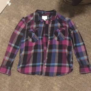 Purple flannel forever 21